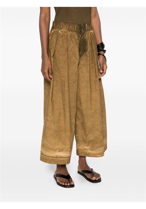 pantaloni poetic donna mostarda UMA WANG | UP3021UW240